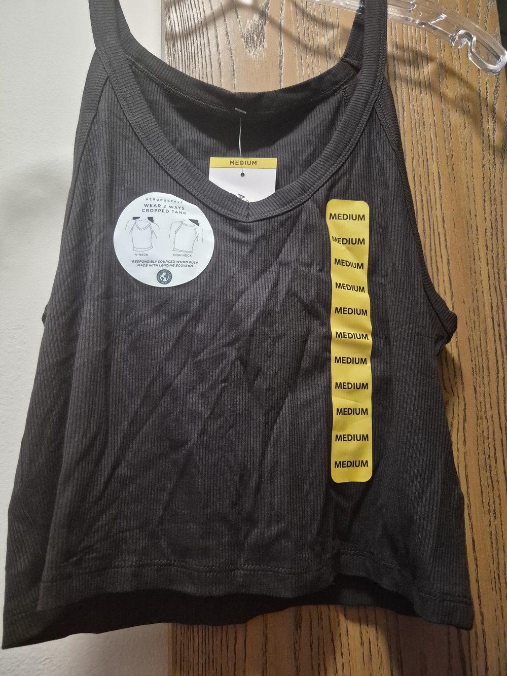 Aeropostale Ribbed Crop Tank Top - Picture 8 of 13